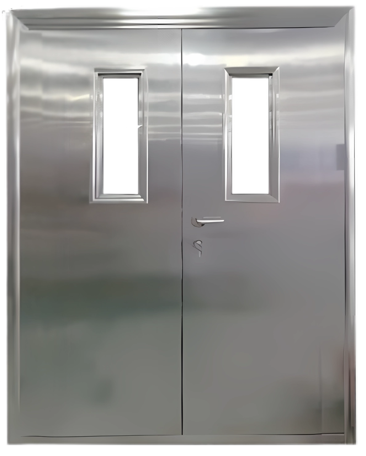 Puerta cortafuego de dos hojas